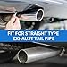 VekAuto 1 Pc Slant Cut Exhaust Tip 1.6