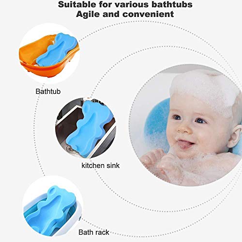 image for RedSuns Sponge Baby Bath Mat Baby Tubs for Infants Soft Infant Bath Sp