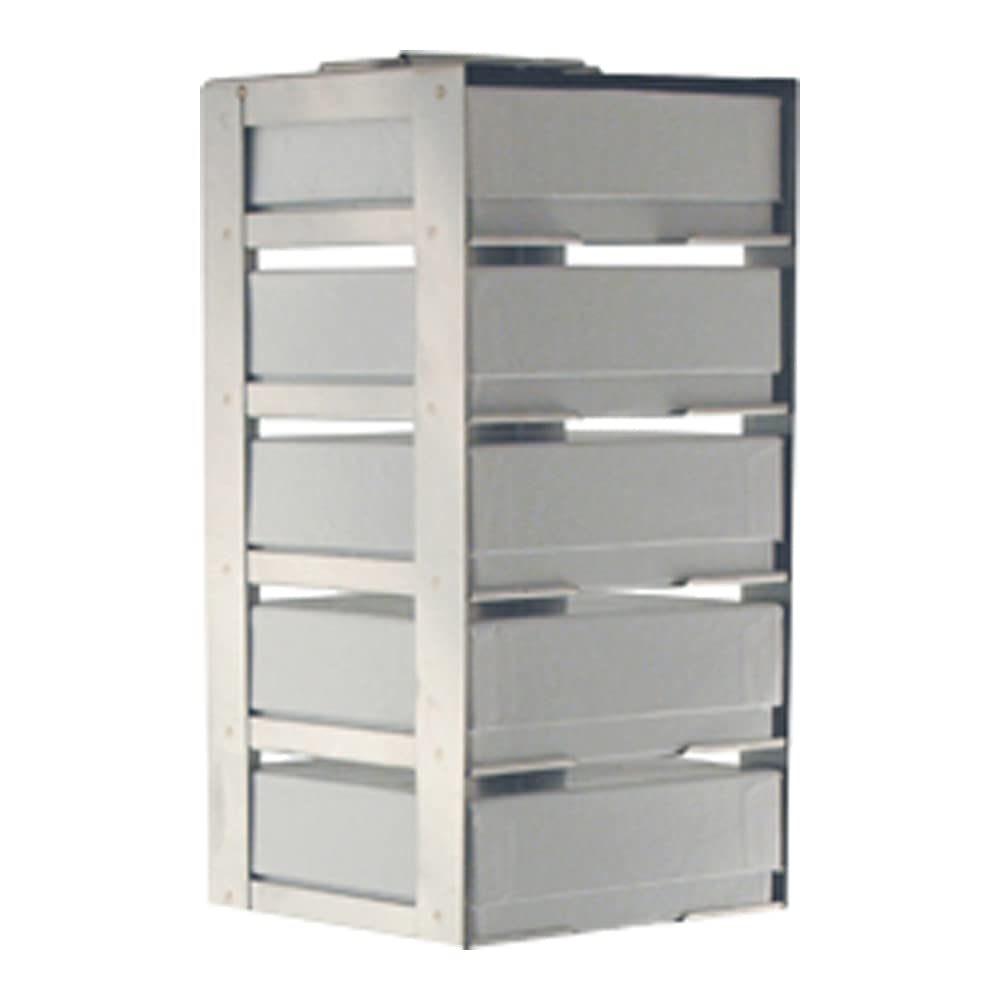Freezer Rack Solutions USA CF-5-2-81 Chest Freezer Rack with Box & Divider (81 Cell), 5 Box