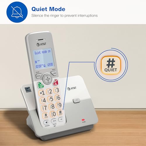 image for AT&T AT&T 2-Handset DECT 6.0 Cordless Home Phone with LCD Display,