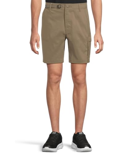 prAna Mens Stretch Zion Shorts Mud 30 Inseam: 8