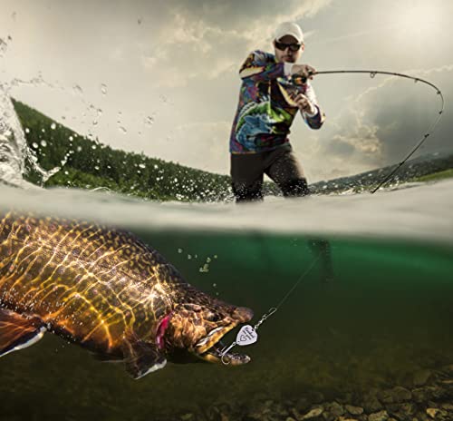 Kooer I Love You More Than You Love Fishing Fishing Lure Engraved Fishing Hooks Fisherman Gift (Style 11) #TOP4