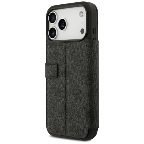 Coque iPhone 17 Pro Max Guess Noir Logo Métal protection chic - 5
