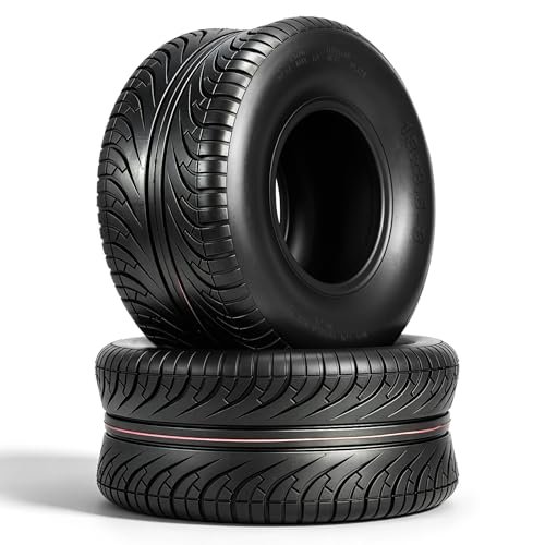 MOTOOS 18x8.50-8 Golf Cart Tires Set of 2, 18x8.50x8 Lawn & Garden Turf Tires for Golf Cart Club Car Lawn Mower, 6PR Tubeless