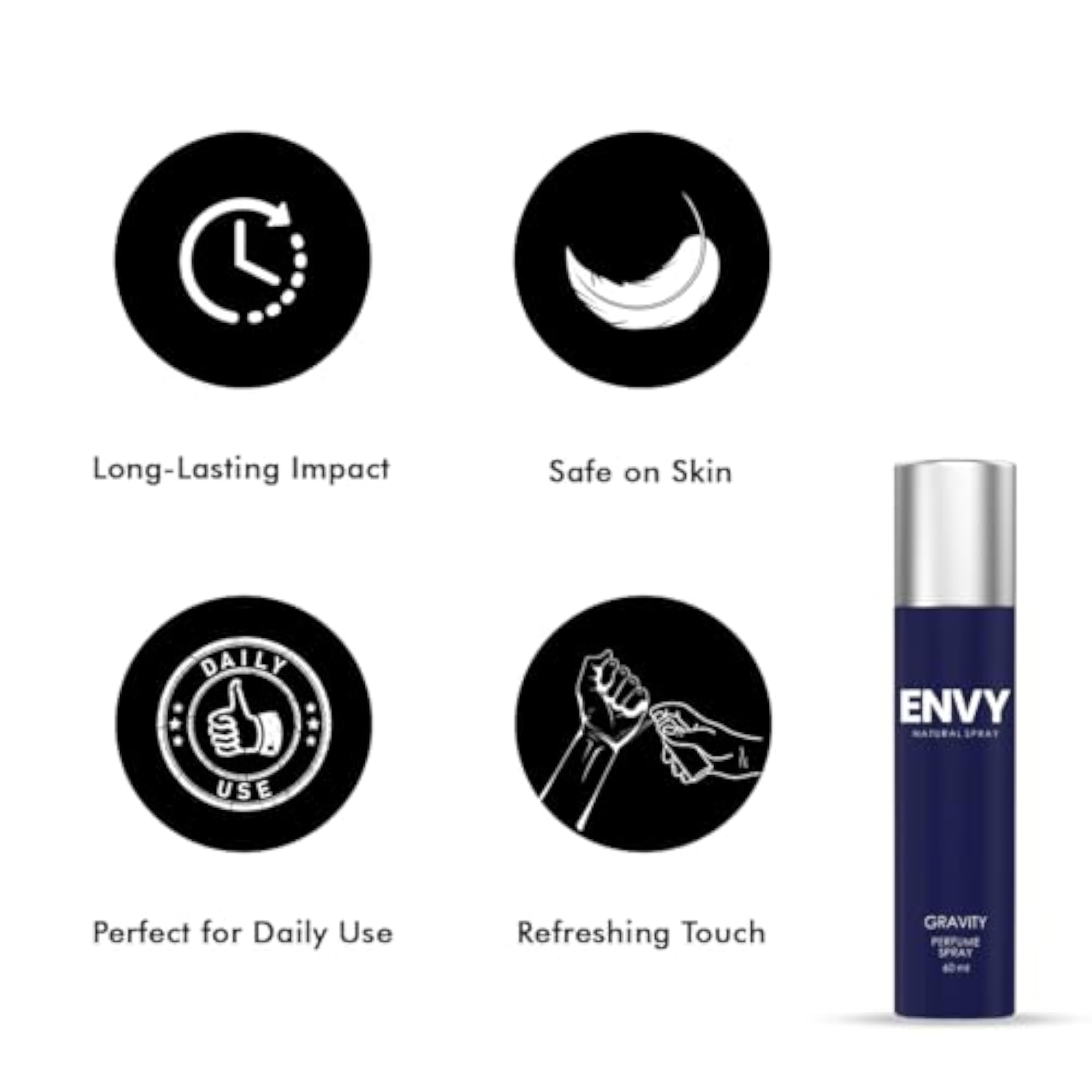 Gravity Perfume - 60ML Each, Pack of 2