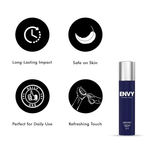 Image of ENVY Gravity Perfume - 60ML Each, Pack of 2 | Long Lasting Perfume For Men