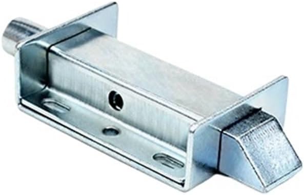 Automatic Closing Open Latch Lock Stainless Steel Spring Retractable Lock Belt Linkage Industrial Door Lock 1Pcs(Forward Iron)