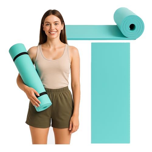 molti Alfombrilla de camping, colchoneta para dormir 180 x 50 cm, aislamiento térmico, fácil para camping, yoga, colchoneta de tienda, colchoneta para dormir, alfombrilla de camping, grosor 0,5 cm y 1