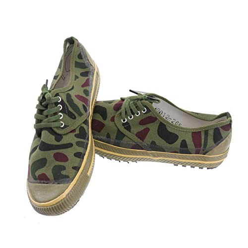 Healvian 1 Par De Zapatos De Seguridad De Goma con Camuflaje para Adultos Zapatos Casuales Zapatos De Tela para Hombres Zapatos De Tela para Entrenamiento Zapatillas Casuales