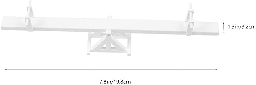 Miniatura 2 de Alipis Mini balancín de madera, casa de muñecas, equipo de patio de recreo, accesorios de escritorio, decoración de balancín para mascotas pequeñas,