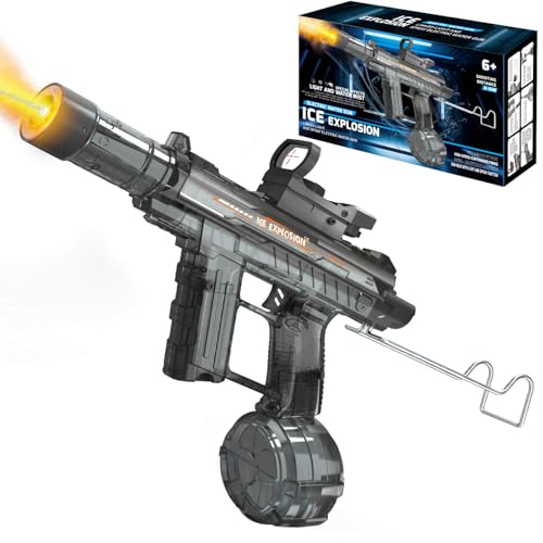 Pistolet à eau gris pour jeux de plein air et batailles aquatiques estivales