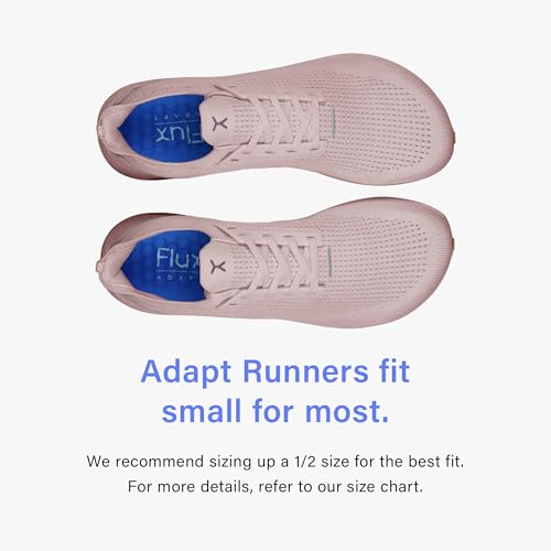Image of Flux Footwear Men's and Women's Adapt Runner Wide Toe-Box Natural Movement Shoes with Breathable Knit Upper & UltraFlex Midsole Lightweight Shoes for Running, Walking & Everyday Wear - Blush