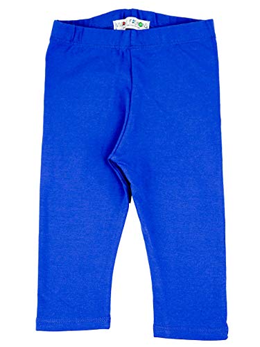 Vivian's Fashions Capri Leggings - Baby Girls, Cotton (Royal Blue, 18 Months)