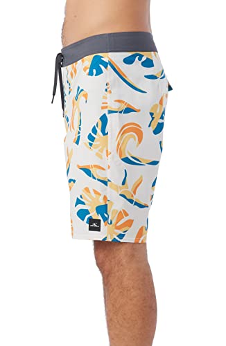 Boardshorts O'NEILL Hyperfreak Mysto bañador cómodo que evita rozaduras surf talla 33 crema 2