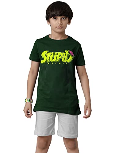 Image of KYDA KIDS 100% Cotton Printed Half Sleeve T-Shirts for Boys (Pack of 2)
