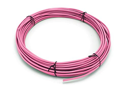 150 Feet (45 Meter) - Insulated Solid Copper THHN/THWN Wire - 10 AWG, Wire is Made in The USA, Residential, Commerical, Industrial, Grounding, Electrical Rated for 600 Volts - in Pink