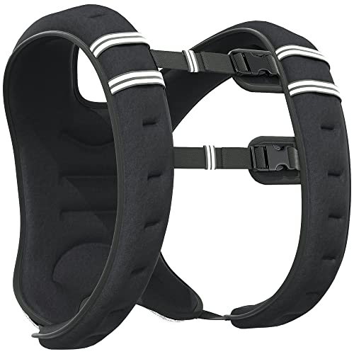 HOMCOM Gilet Zavorrato 10kg Traspirante con Tasca Portaoggetti e Spallacci,