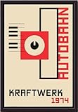 YAASIMOULE Autobahn Kraftwerk 1974 Poster Wanddeko Geschenk 