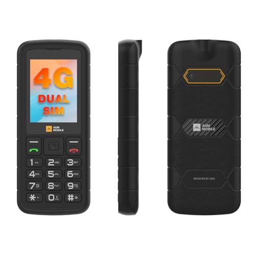 AGM M9 4G LTE Rugged Phone, IP68, 3-Slot, 128GB, FM Radio