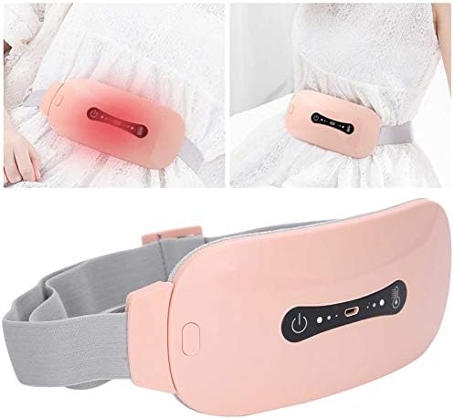 Menstrual Heating Pad, Electric Cordless Heating Waist Belt, Rechargeable Heated Massage Pad for Menstrual / Period, Stomachache, Back or Belly Pain Relief