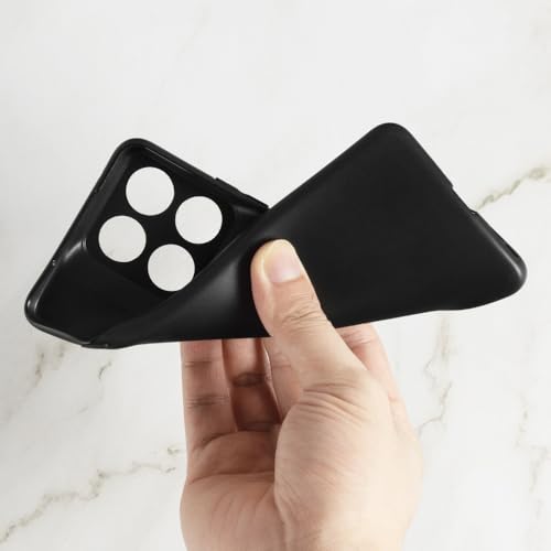 Image of Soft Liquid Silicone Back Cover Case for Motorola Moto Edge 70 5G | Camera Protection Bump | Shockproof Back Cover Case for Motorola Moto Edge 70 5G (Matte|Black)