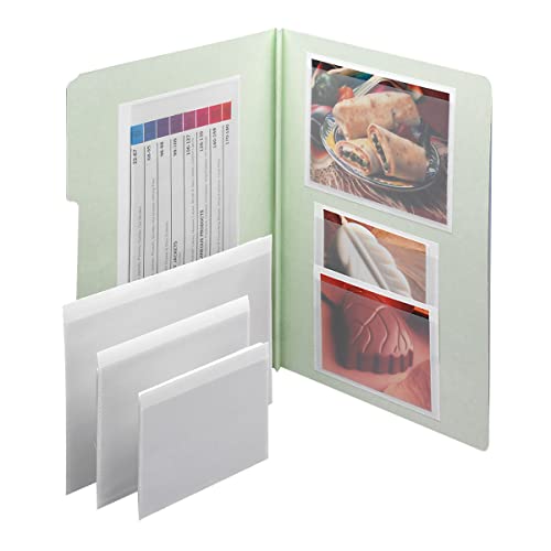 Smead Self-Adhesive Poly Pocket, Document Size, Clear, 100 Per Box (68185) #TOP2