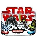 Star Wars 2009 Galactic Heroes 2-Pack Super Battle Droid and Luminara Unduli
