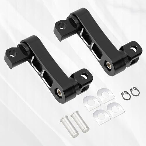 SMOTRCC Highway Footpegs Passenger Foot Pegs 2 1/4" Extension Brackets by smotrcc - Used condition - Image 7