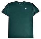 Champion Men's Big-Tall Crew Neck Jersey T-Shirt, Dark Green, X-Large/Tall