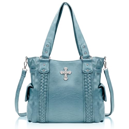 Image of Purses and Handbags for Women Ladies Western Purse Large Hobo Bag Top Handle Handbag with Ajustable Crossbody Strap Vintage