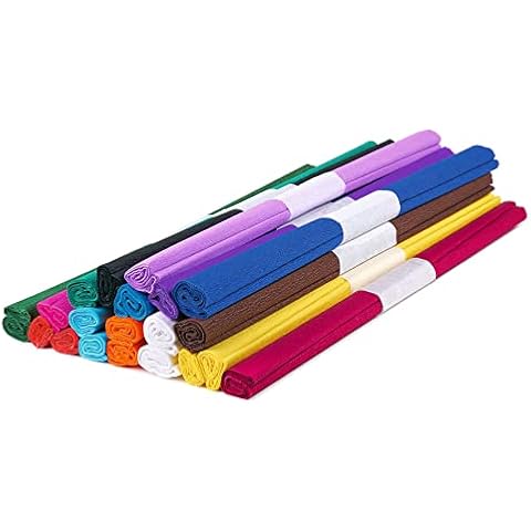 VBS Großhandelspackung 20er-Pack Krepppapier bunt 200x50cm Cover