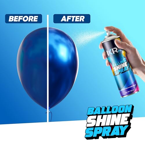 Balloon Shine Spray (16.9 oz) No Need Towel or Gloves, Instant High Shine Gloss Brite Balloons for Party Decoration for Ultra Lasting, Shine Balloon Spray Upgraded Formula - Image 4