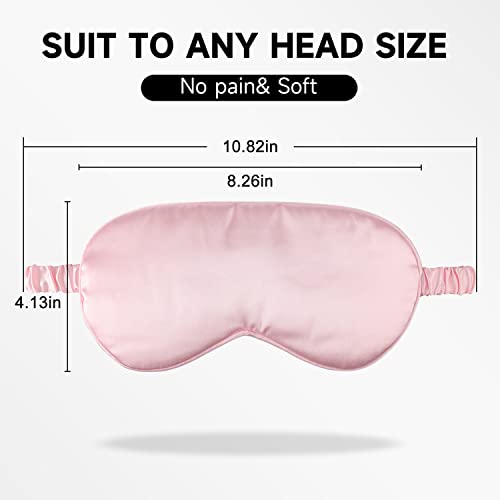 Sleep Mask, Super Soft Eye Mask Cover For Sleeping, Eye Mask With Elastic Strap, Comfortable Sleeping Mask For Women Men (2 Pack) #TOP1