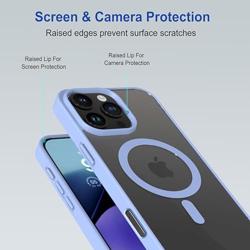 Image of amazon basics Back Case Cover for iPhone 16 Pro Max | Compatible for iPhone 16 Pro Max Back Cover | Scratch-Resistant Back Cover | Sierra Blue