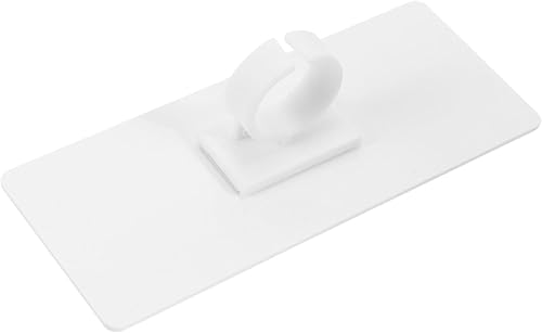 Miniatura 10 de ibasenice Estación de logotipo de micrófono, superficie en blanco para diseño acrílico para entrevistas y eventos, fácil de asegurar y usar para