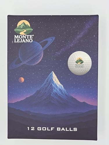 Montelejano 12 Golf Balls – Long Distance, Straight Flight