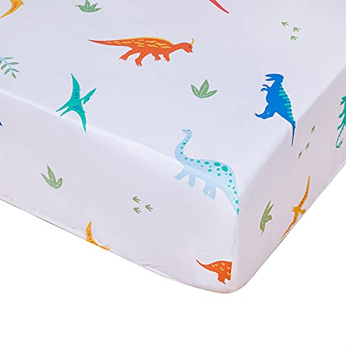 Wildkin Kids 7 Pc Full Bed In A Bag For Boys And Girls, Microfiber Bedding Set Includes Comforter, Flat Sheet, Fitted Sheet, Two Pillow Cases, And Two Shams (Jurassic Dinosaurs) #TOP5