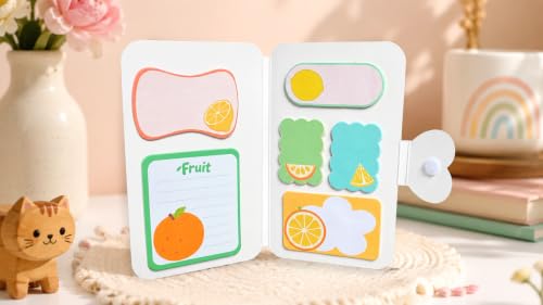 Image of Kawaii Sticky Notes Memo Pad, Cute Self Adhesive Notes for School, Office, Study, Planner & Journaling-Pack of 1, Pink