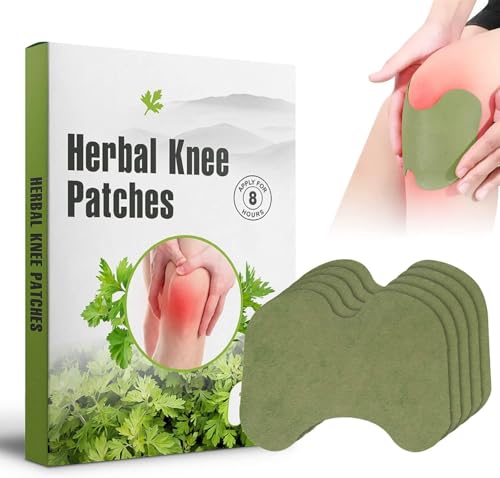 Image of Herbal Knee Pain Relief Patches Arthritis Inflammation Patch Sticker | Instant Relief from Pain | Joint Pain Relief Products Natural Wormwood Extract Patch for Knee (PACK OF -10)