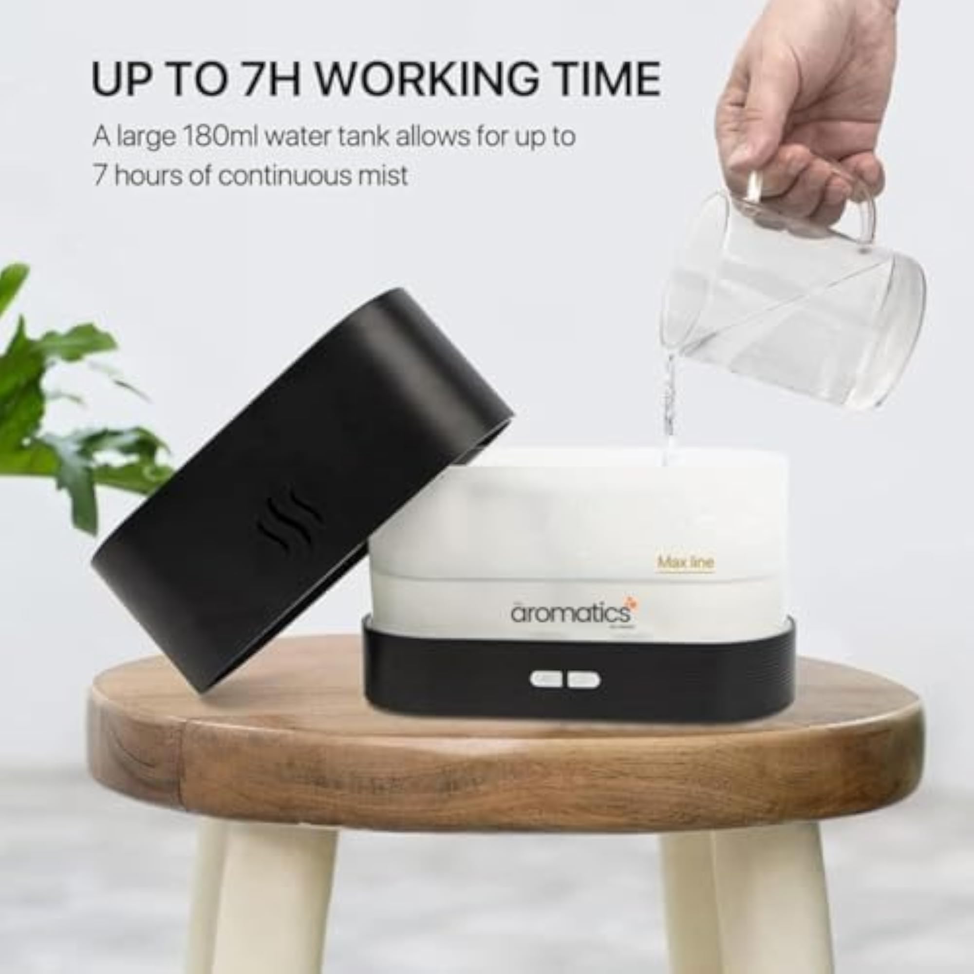 Aromatics Flame Aromatherapy Diffuser with LED Colors