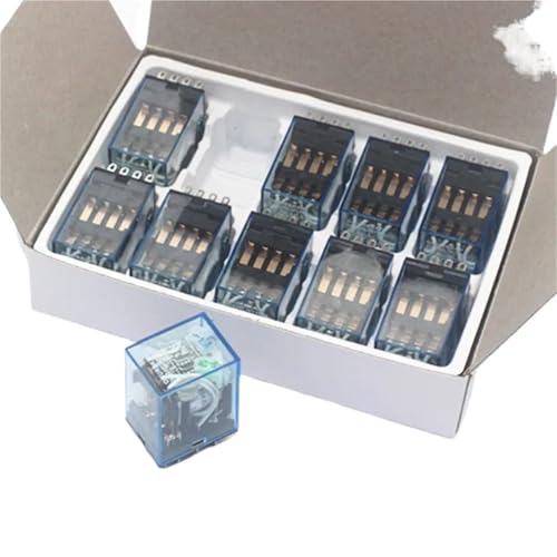 Relais électromagnétique miniature MY4NJ AC220V lot de 10 HH54P interrupteur 5A
