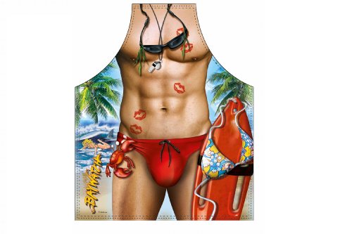 Preisvergleich Produktbild Grillschürze " Baywatch " Kochschürze 33535