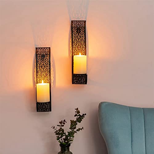 Solution d'étagères applique murale bougeoir déco salon moderne