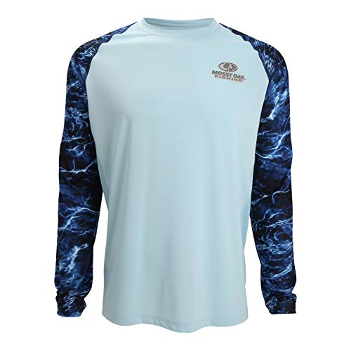 EAG Elite Mossy Oak Elements Long Sleeve Performance Fishing Shirt