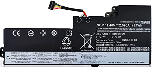 ASKC 01AV420 01AV421 Laptop Battery for ThinkPad T470 T480 A475 A485 TP25 Series Notebook 01AV419 01AV489 SB10K97576 SB10K97577 SB10K97578 11.46V 24Wh