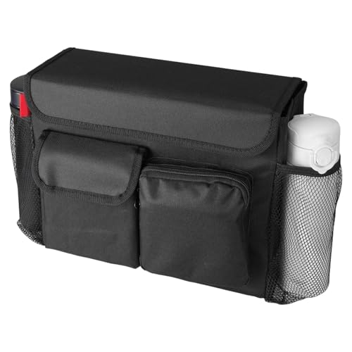 スクーターカップホルダーラップトップポケット - モビリティスクータークラッチバッグ | 電動三輪車 拡張可能パッケージ | 松葉杖ホルダーバッグ | オートバイポーチアクセサリー キャリーバッグ 毎日の通勤旅行用