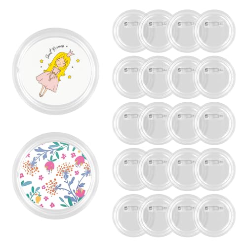 OQXEJPHFN 20 Stück Acryl DIY Knöpfe Abzeichen