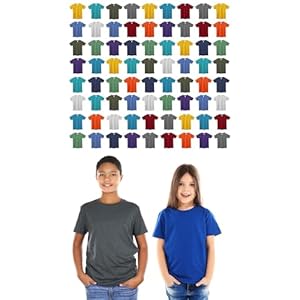 BILLIONHATS 72 Pack Kids Cotton Tsh...