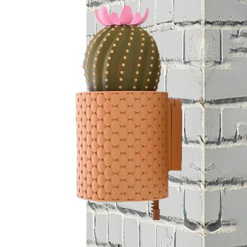 Porte-clés mural en forme de cactus de 14 cm, crochet décoratif mural et rangement d'entrée - 8