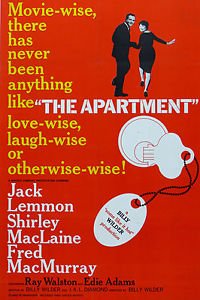 "THE APARTMENT" Jack Lemmon Shirley Maclaine Classic Movie Poster - Poster Size : Super A2